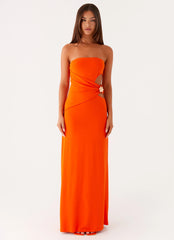 Anetta Maxi Dress - Orange