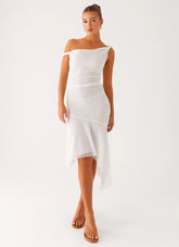 Huntah Midi Dress - Ivory