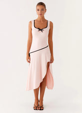 Darlene Midi Dress - Pink