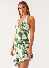 Colt Mini Dress - Verdant Bloom