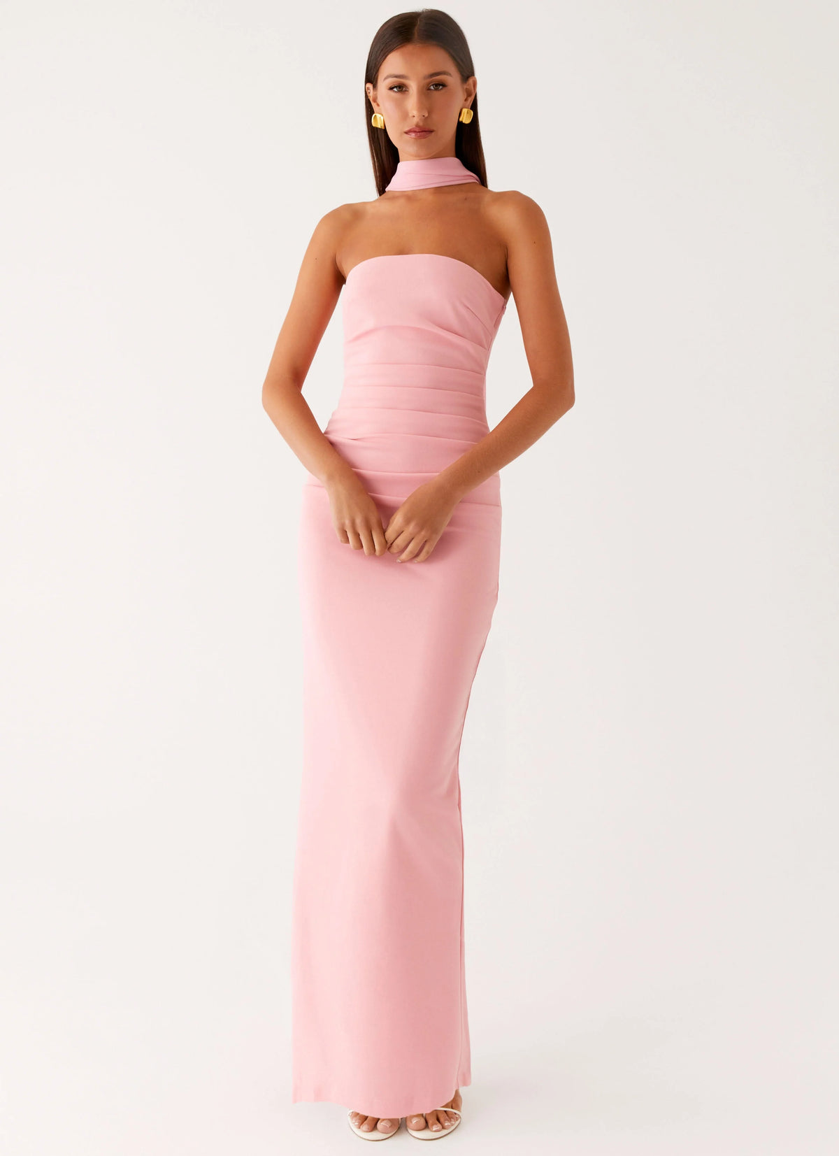 Libra Maxi Dress - Pink